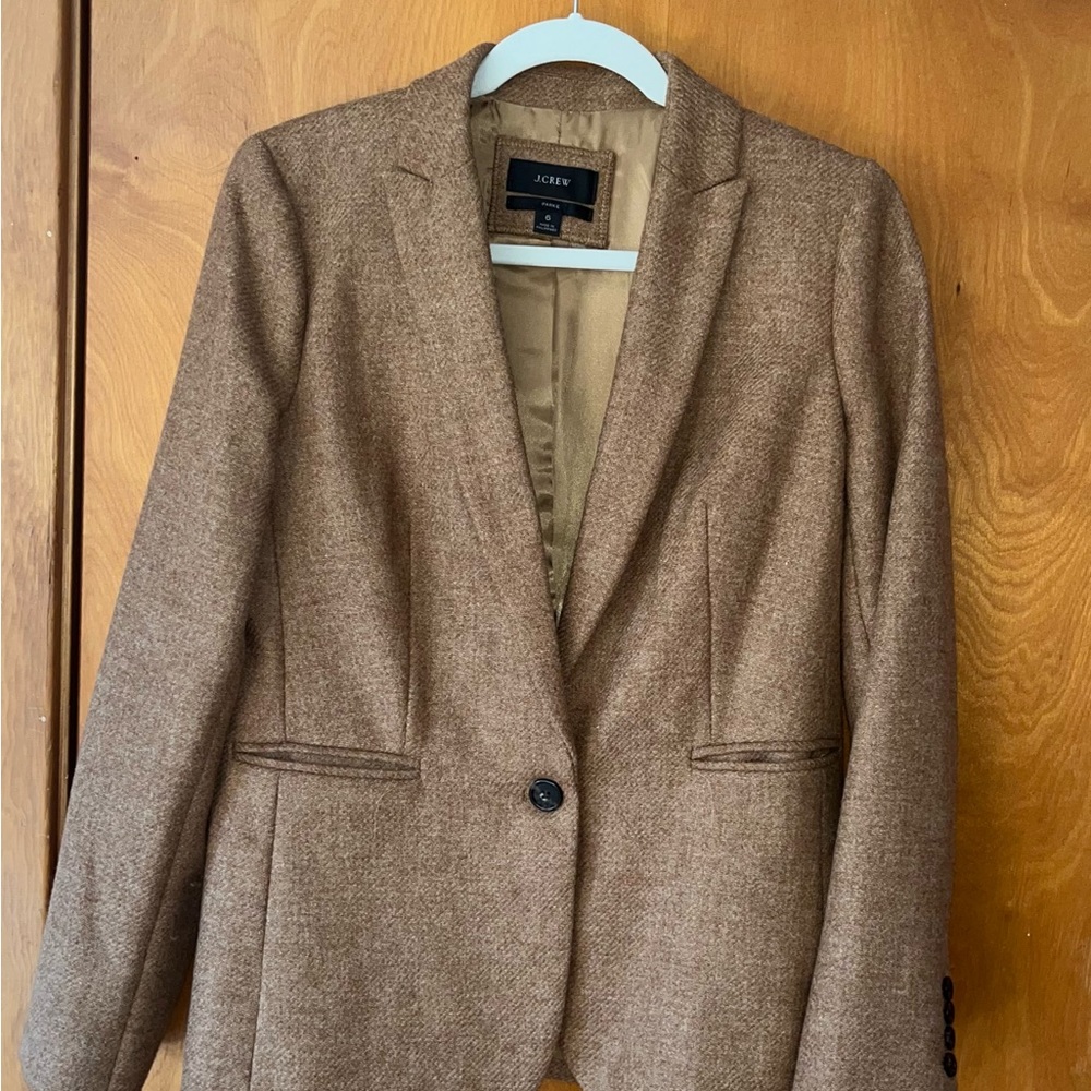 J Crew Park wool blazer. J crew touches and quality!